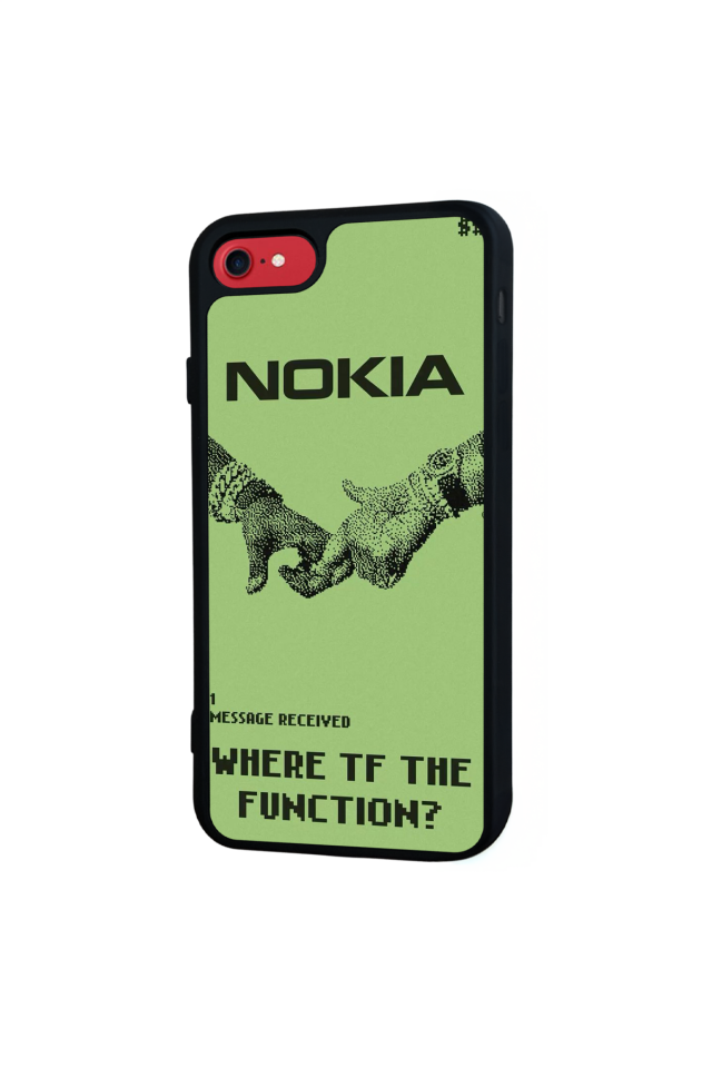 iPhone SE Uyumlu Nokia Tasarımlı Glossy Premium Kılıf