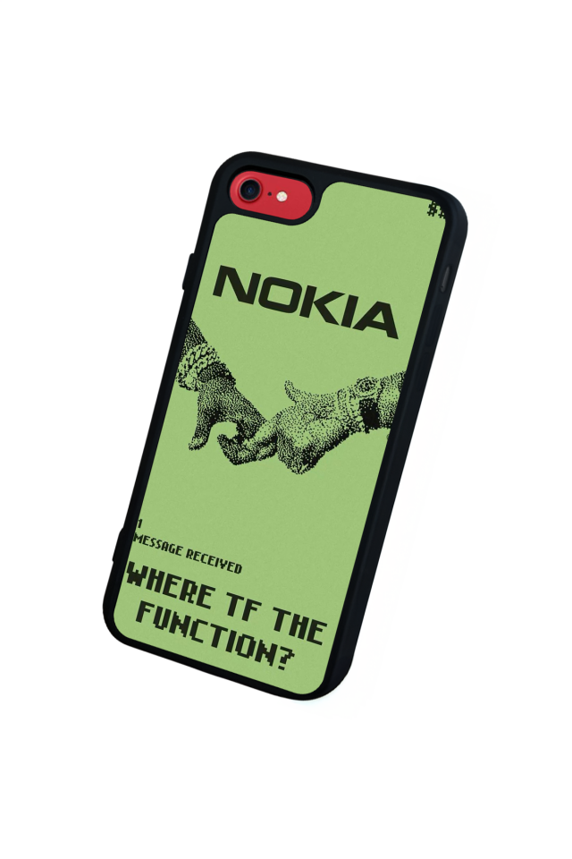 iPhone SE Uyumlu Nokia Tasarımlı Glossy Premium Kılıf