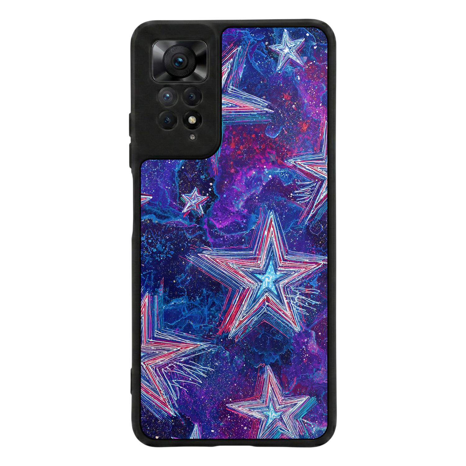 Xiaomi Redmi Note 11 Pro Uyumlu Retro Yildizlar Tasarımlı Glossy Premium Kılıf