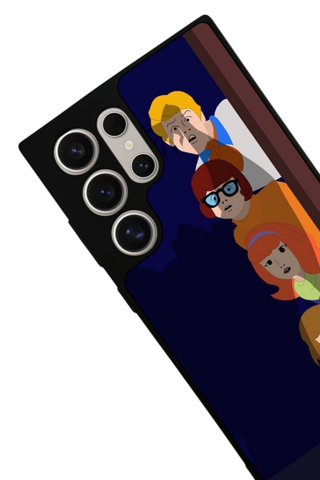 Samsung Galaxy S22 Ultra Uyumlu Scooby Doo Tasarımlı Glossy Premium Kılıf