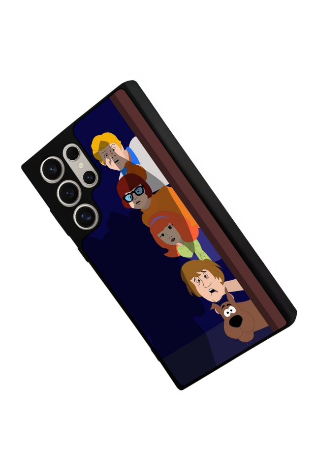 Samsung Galaxy S22 Ultra Uyumlu Scooby Doo Tasarımlı Glossy Premium Kılıf