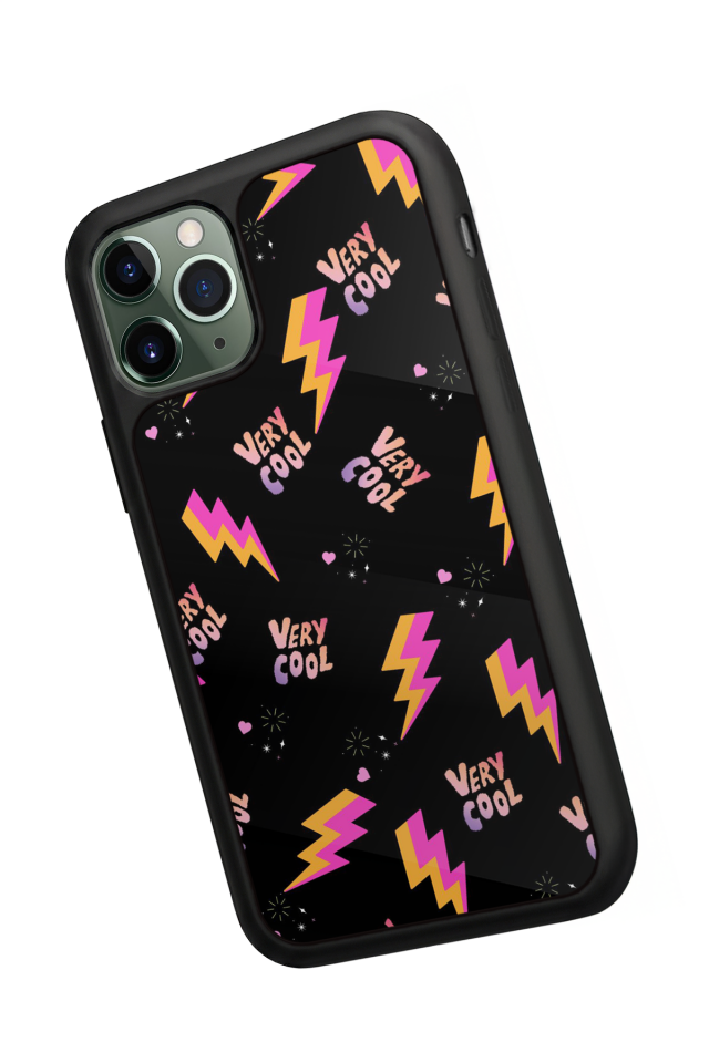 iPhone 11 Pro Max Uyumlu Simsek Tasarımlı Glossy Premium Kılıf
