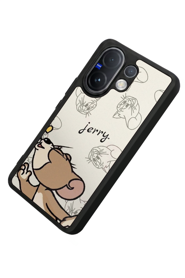 Vivo V60 Uyumlu Tom And Jerry Tasarımlı Glossy Premium Kılıf
