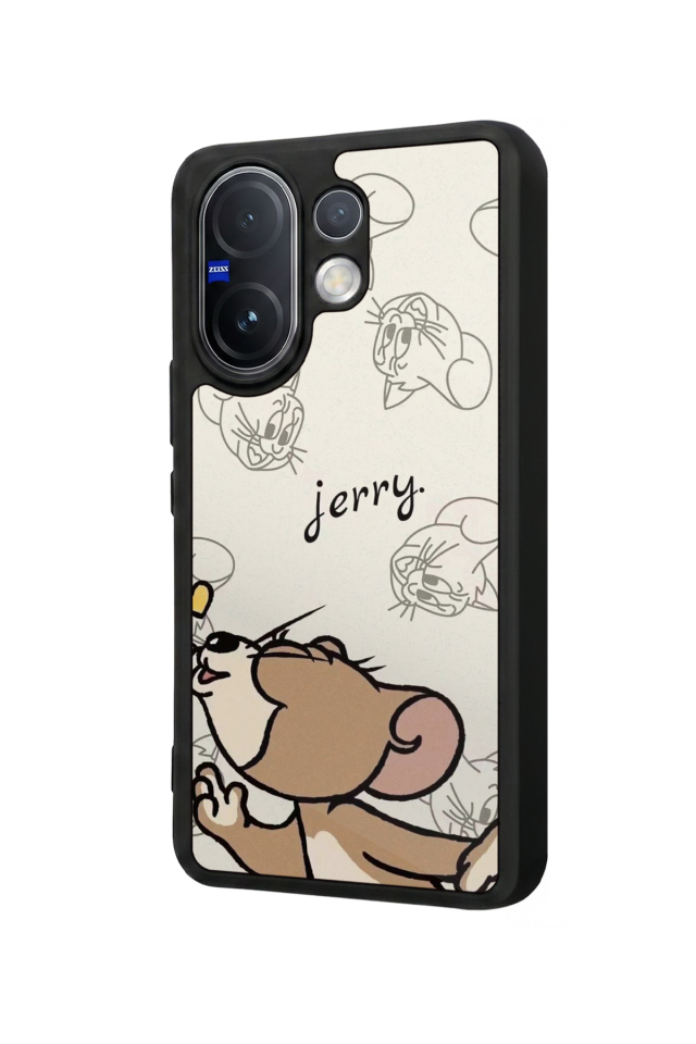 Vivo V60 Uyumlu Tom And Jerry Tasarımlı Glossy Premium Kılıf