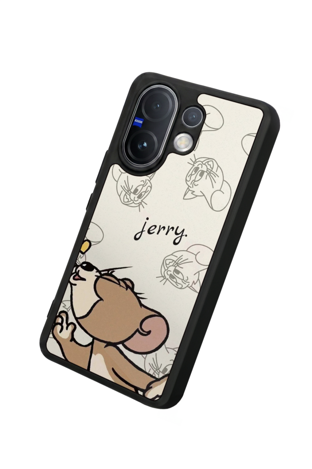 Vivo V60 Uyumlu Tom And Jerry Tasarımlı Glossy Premium Kılıf