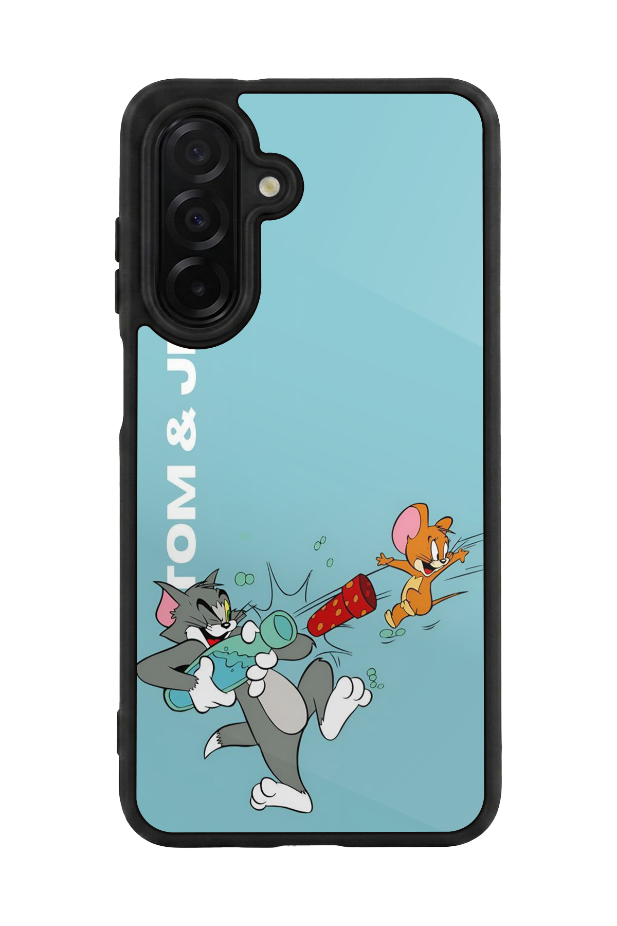 Samsung Galaxy A56 Uyumlu Tom And Jerry Tasarımlı Glossy Premium Kılıf