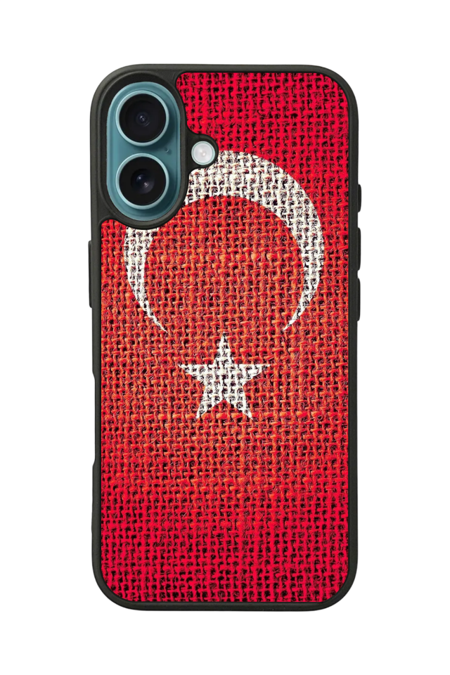 iPhone 16 Plus Uyumlu Türk Bayragi Tasarımlı Glossy Premium Kılıf
