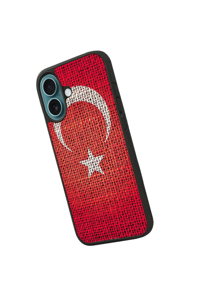 iPhone 16 Plus Uyumlu Türk Bayragi Tasarımlı Glossy Premium Kılıf