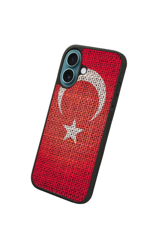 iPhone 16 Plus Uyumlu Türk Bayragi Tasarımlı Glossy Premium Kılıf