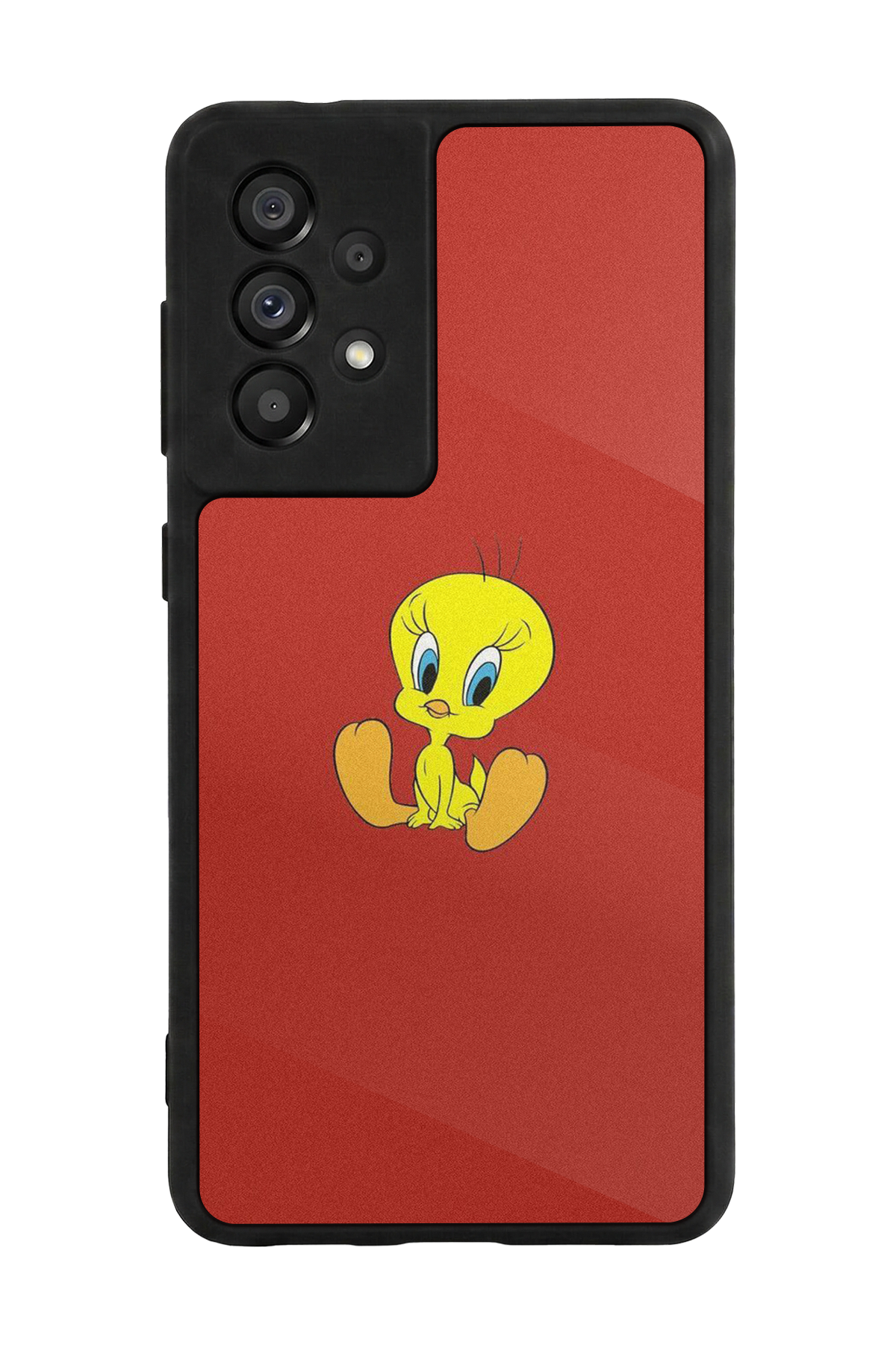 Samsung Galaxy A73 Uyumlu Tweety Tasarımlı Glossy Premium Kılıf
