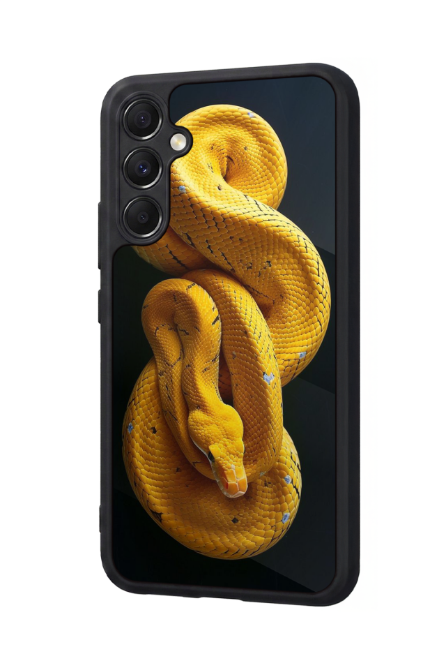 Samsung Galaxy M34 Uyumlu Yılan Tasarımlı Glossy Premium Kılıf