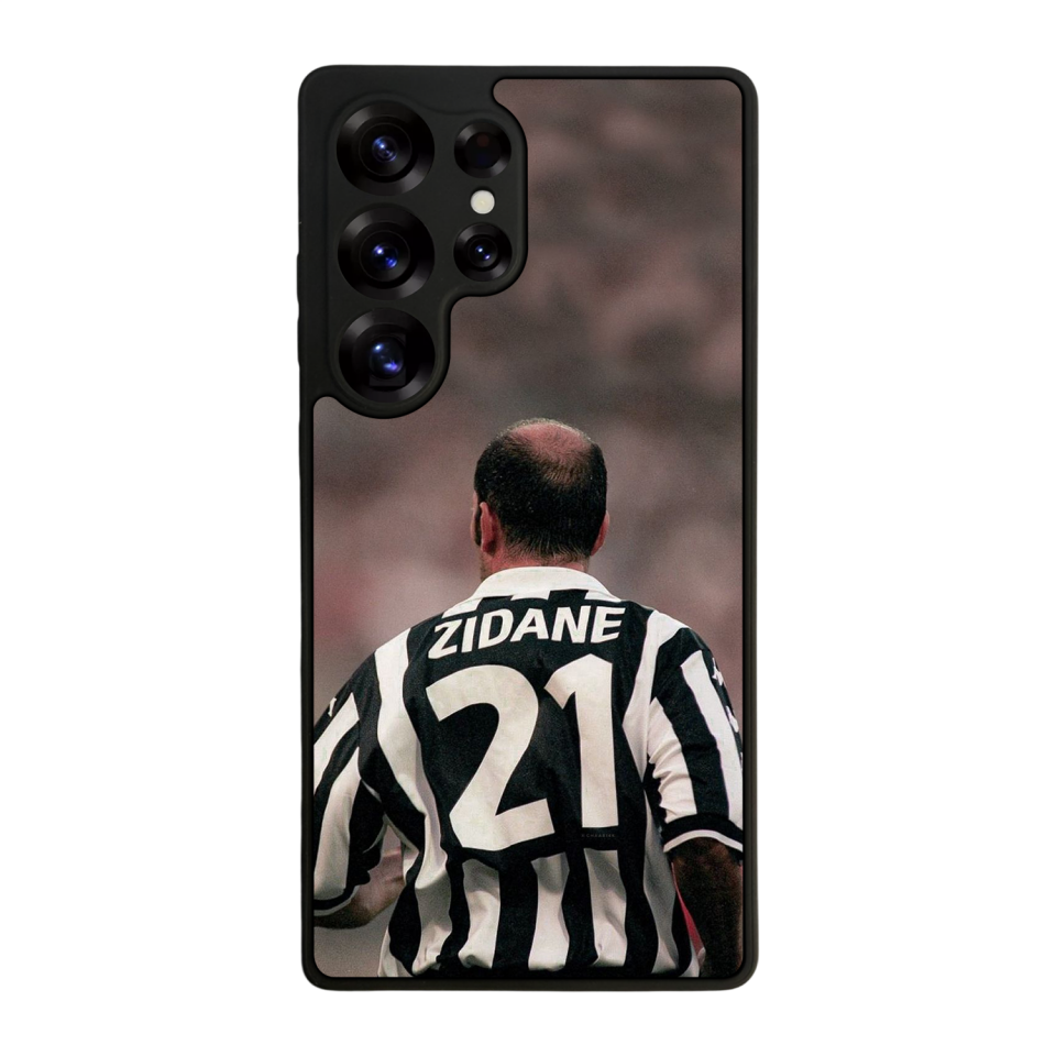 Samsung Galaxy S25 Ultra Uyumlu Zidane Tasarımlı Glossy Premium Kılıf