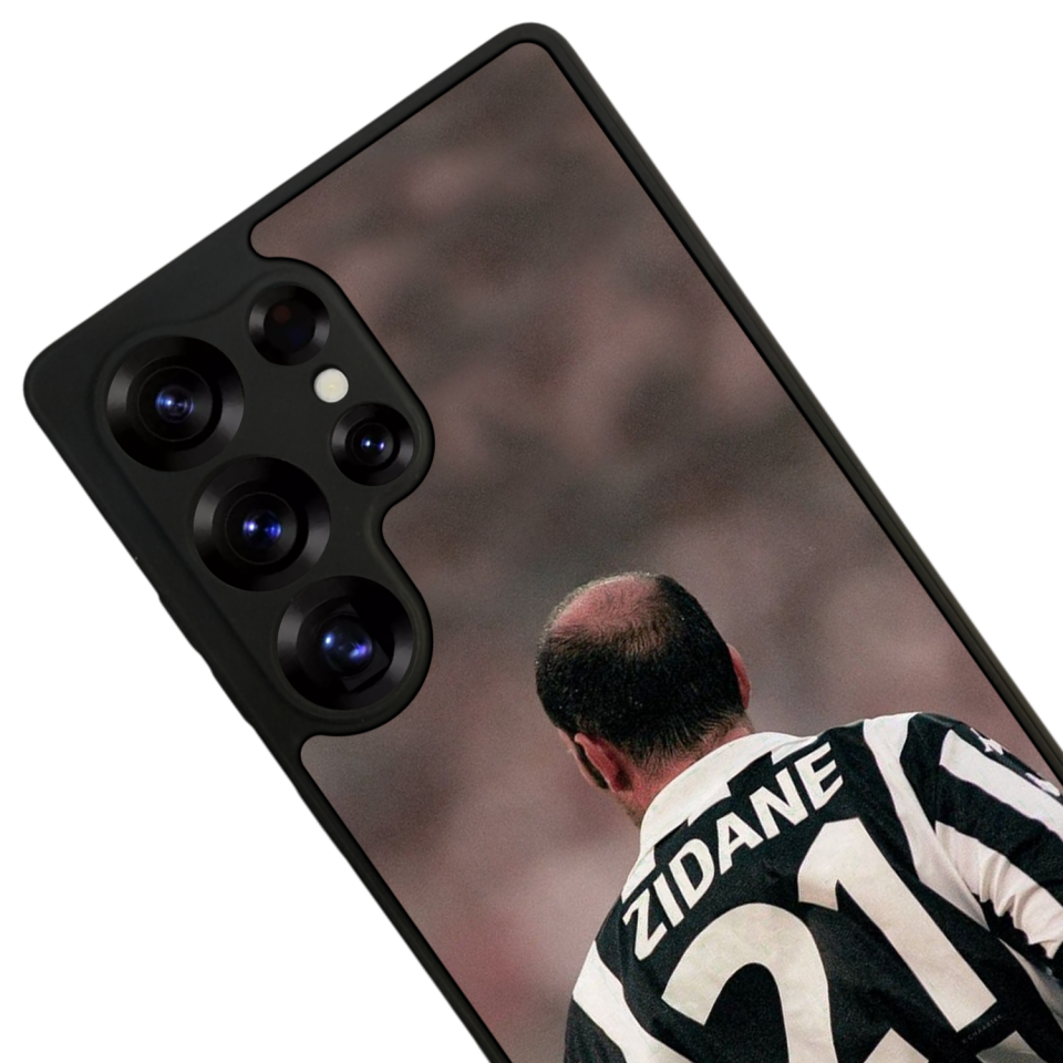 Samsung Galaxy S25 Ultra Uyumlu Zidane Tasarımlı Glossy Premium Kılıf