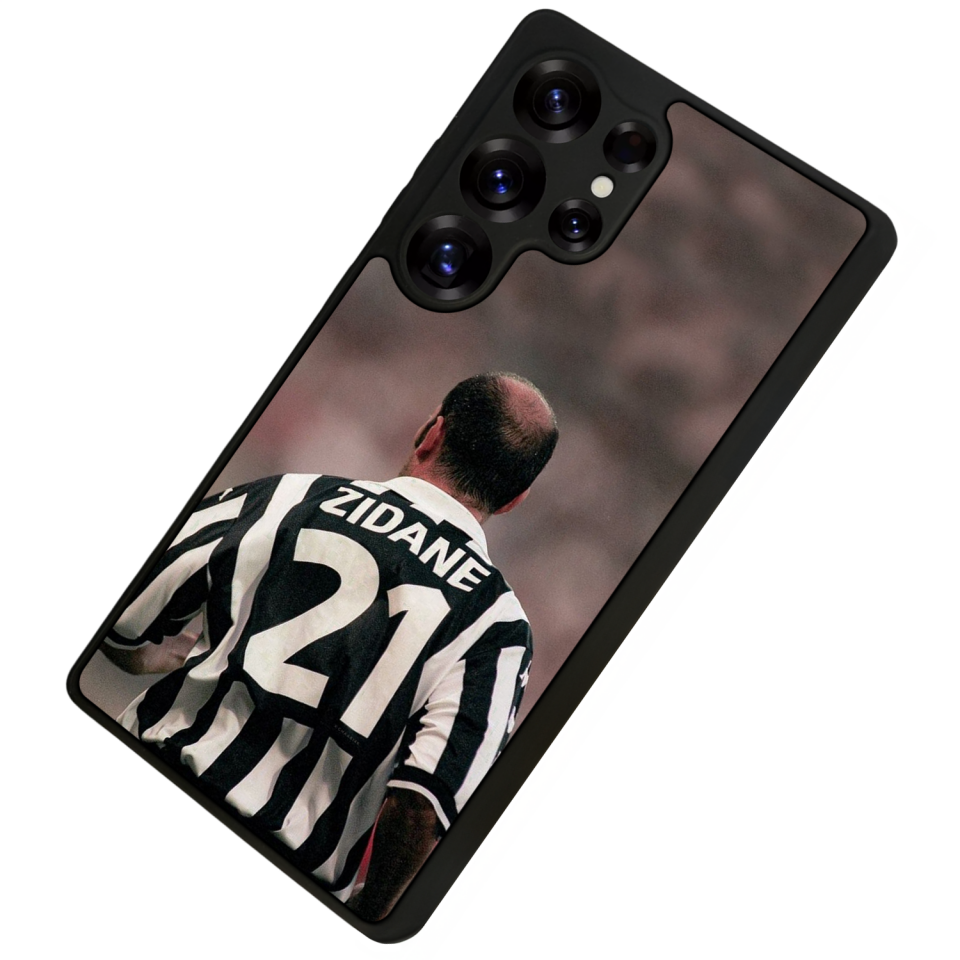 Samsung Galaxy S25 Ultra Uyumlu Zidane Tasarımlı Glossy Premium Kılıf