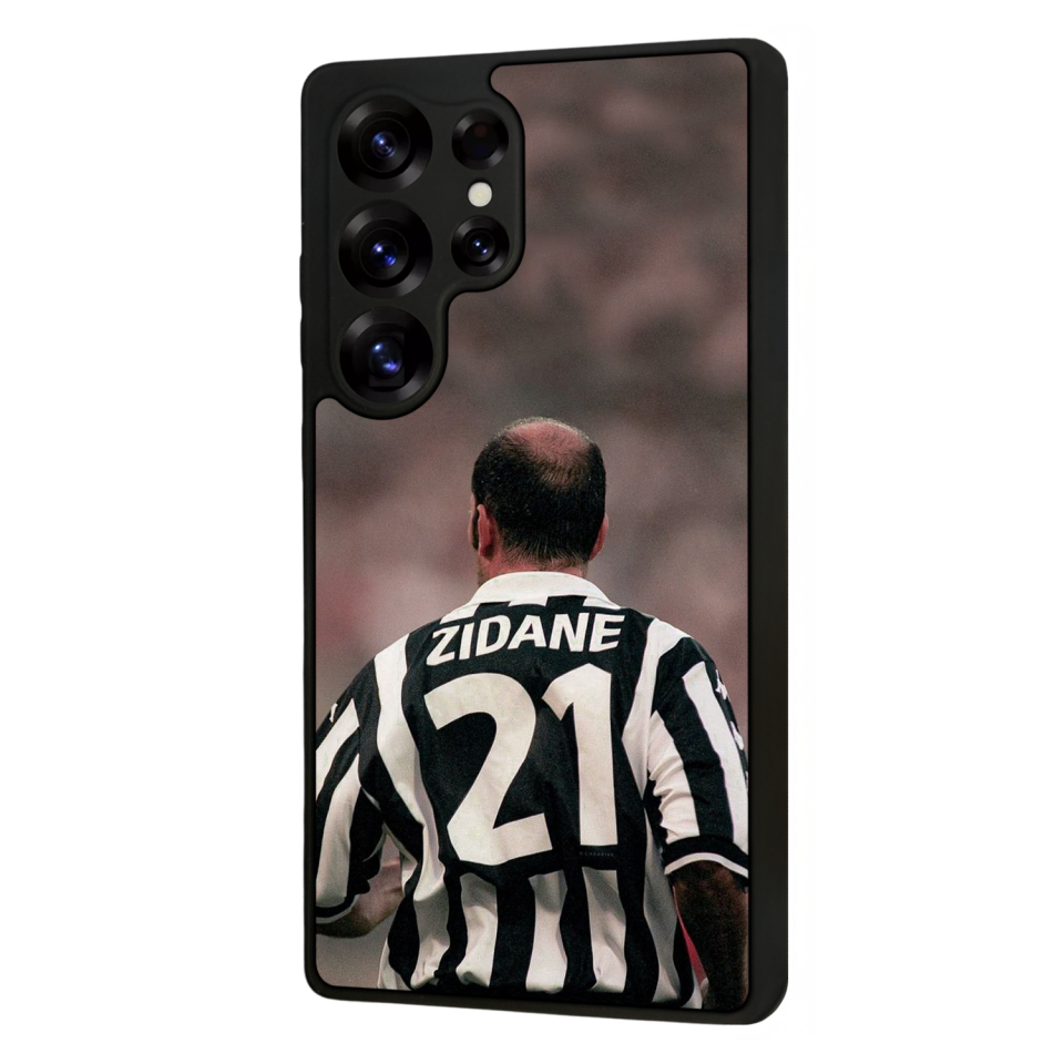 Samsung Galaxy S25 Ultra Uyumlu Zidane Tasarımlı Glossy Premium Kılıf