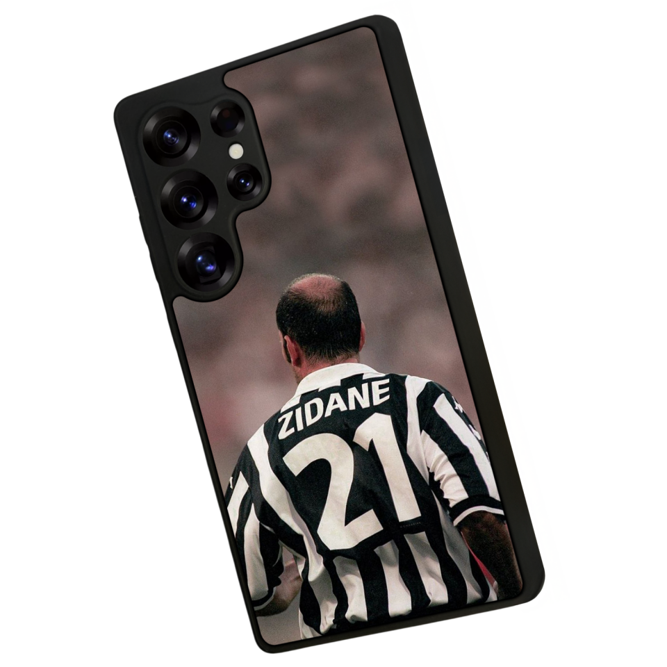 Samsung Galaxy S25 Ultra Uyumlu Zidane Tasarımlı Glossy Premium Kılıf
