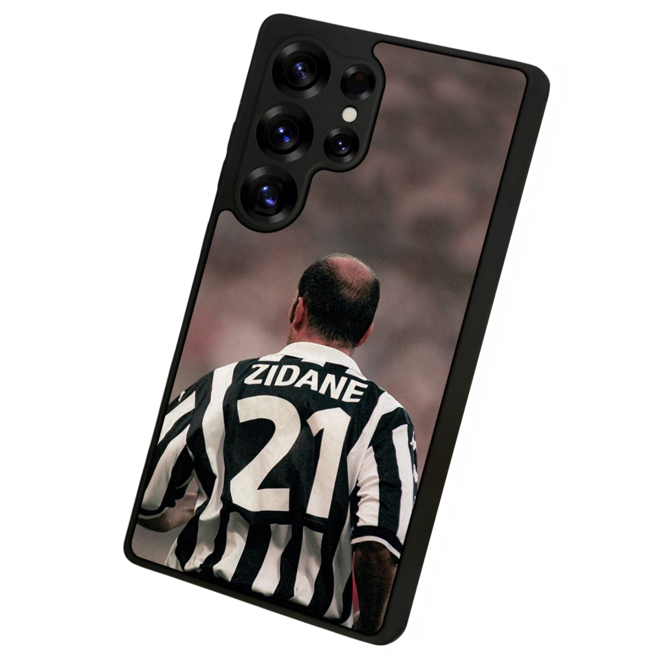 Samsung Galaxy S25 Ultra Uyumlu Zidane Tasarımlı Glossy Premium Kılıf