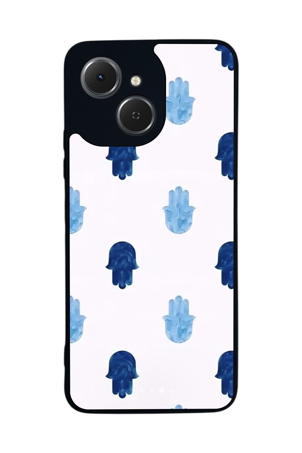 Tecno Spark 40C Uyumlu Nazar Tasarımlı Glossy Premium Kılıf