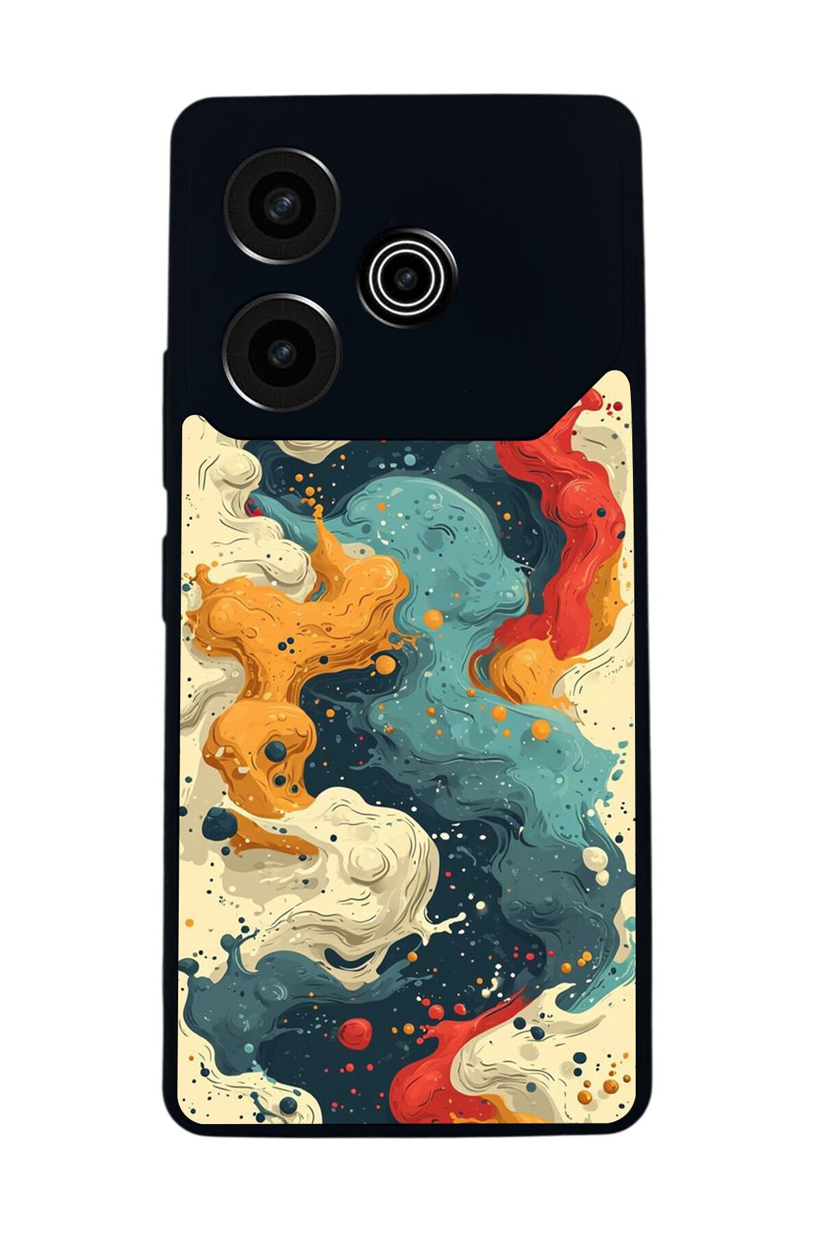 Tecno Pova 6 Uyumlu Abstract Tasarımlı Glossy Premium Kılıf