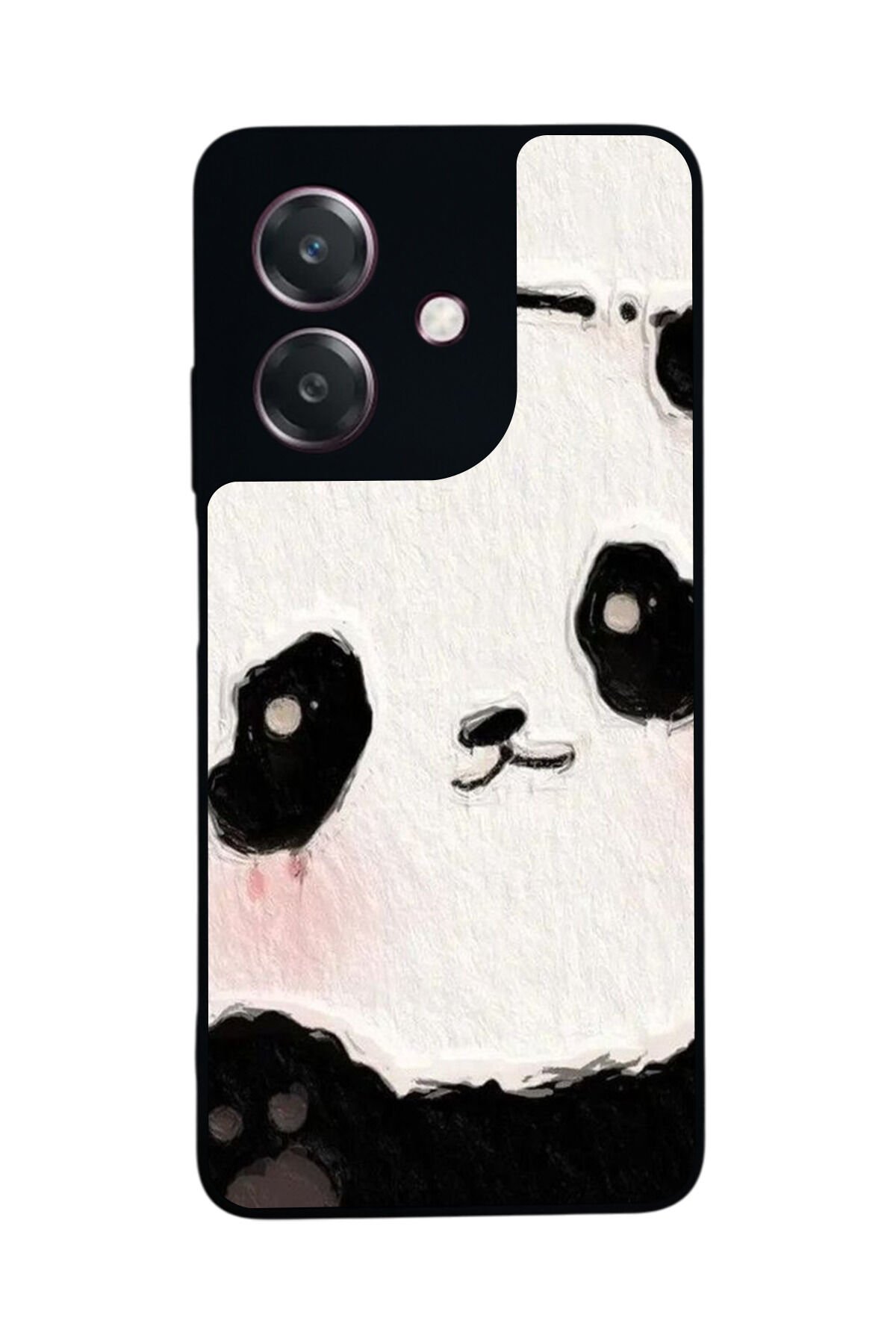 Oppo A3 5G Uyumlu Panda Tasarımlı Glossy Premium Kılıf