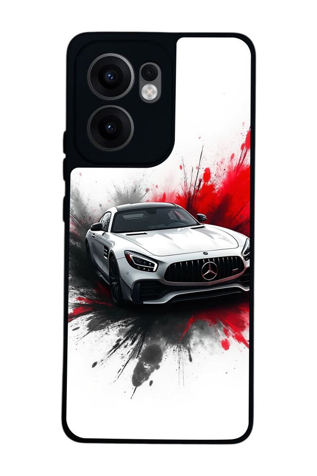 Oppo Reno 13F Uyumlu Mercedes Tasarımlı Glossy Premium Kılıf