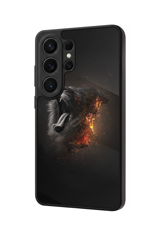 Samsung Galaxy S26 Ultra Uyumlu Aslan Tasarımlı Glossy Premium Kılıf