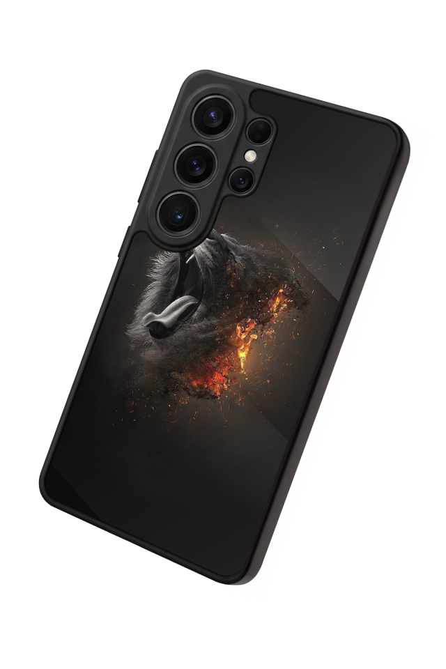 Samsung Galaxy S26 Ultra Uyumlu Aslan Tasarımlı Glossy Premium Kılıf