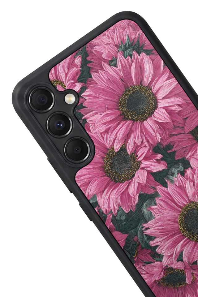 Samsung Galaxy A34 Uyumlu Cicek Tasarımlı Glossy Premium Kılıf