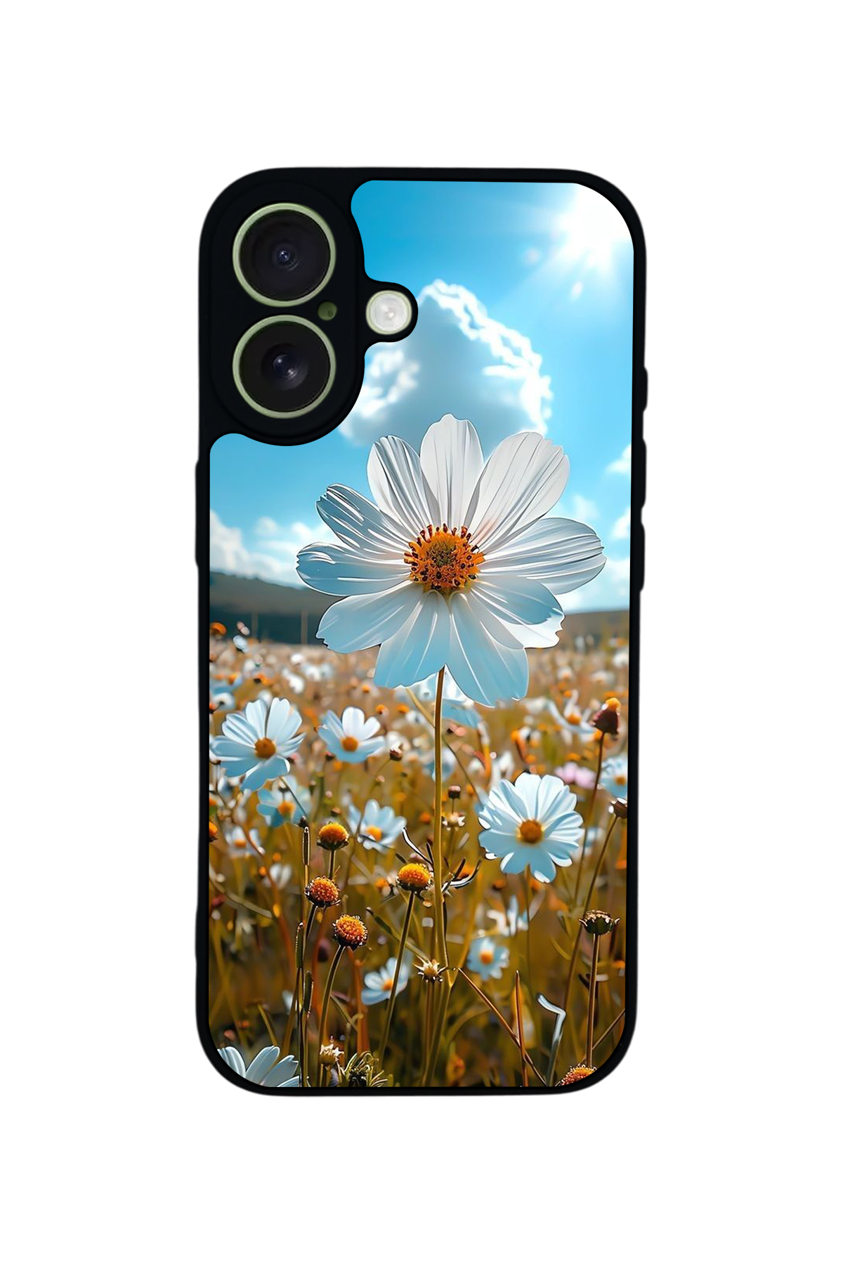 iPhone 17 Uyumlu Cicek Tasarımlı Glossy Premium Kılıf