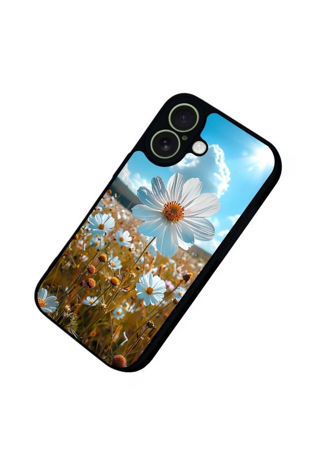 iPhone 17 Uyumlu Cicek Tasarımlı Glossy Premium Kılıf