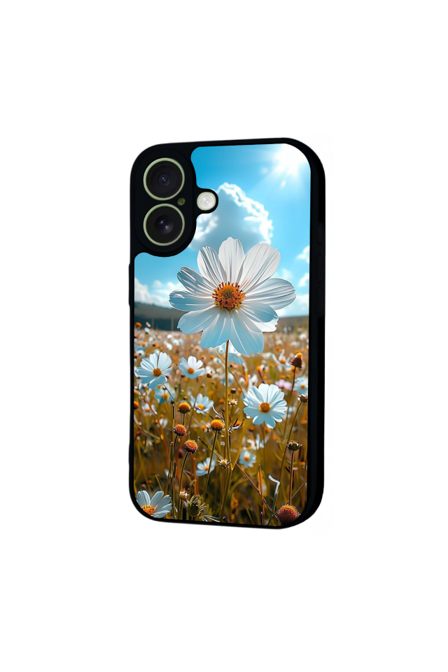 iPhone 17 Uyumlu Cicek Tasarımlı Glossy Premium Kılıf