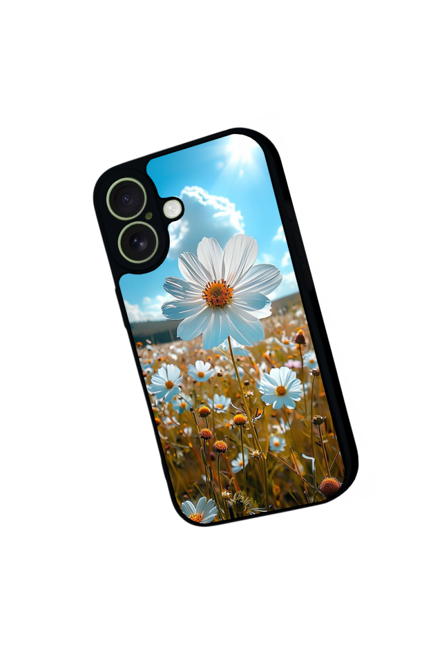 iPhone 17 Uyumlu Cicek Tasarımlı Glossy Premium Kılıf