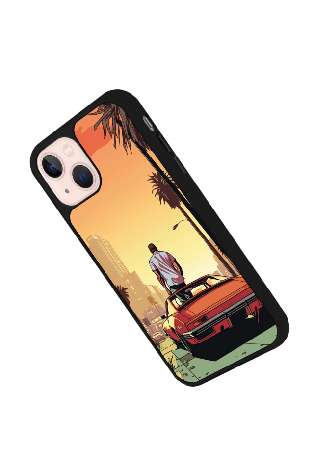 iPhone 13/14 Uyumlu GTA Tasarımlı Glossy Premium Kılıf