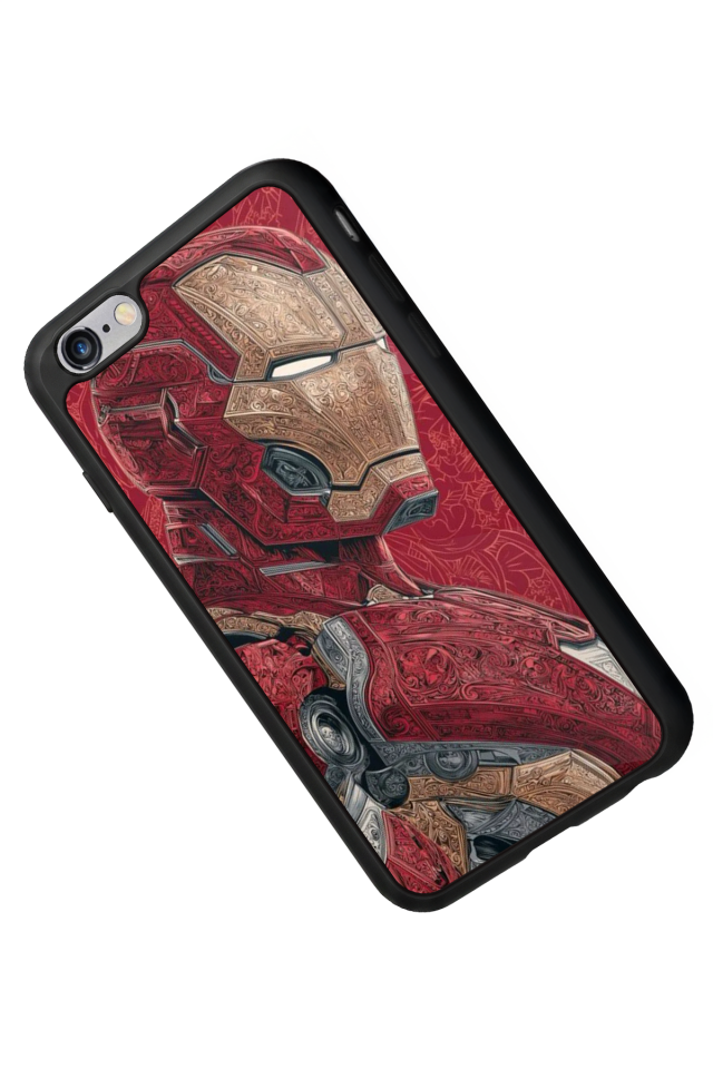 iPhone 6s Plus Uyumlu Iron Man ( Demir Adam ) Tasarımlı Glossy Premium Kılıf