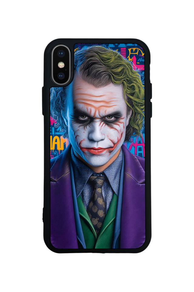 iPhone XS Max Uyumlu Joker Tasarımlı Glossy Premium Kılıf