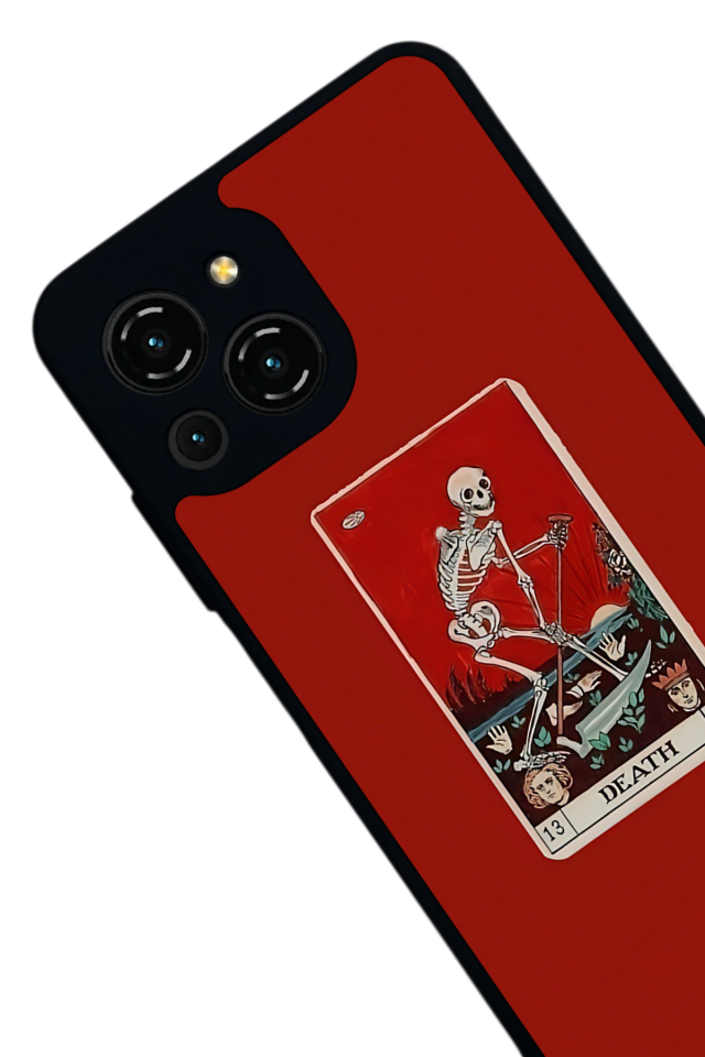 Reeder S23 Pro Max Uyumlu Kirmizi Tasarımlı Glossy Premium Kılıf