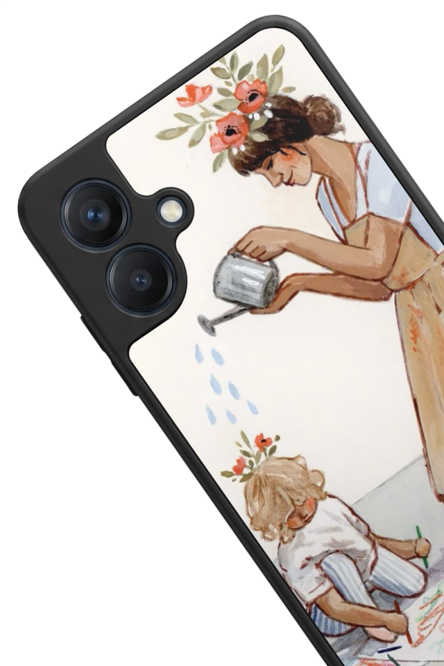 Samsung Galaxy A07 Uyumlu Kalp Love Tasarımlı Glossy Premium Kılıf