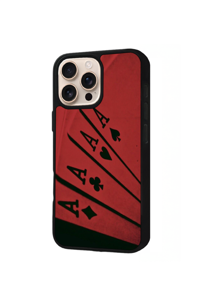 iPhone 14 Pro Max Uyumlu Kart Tasarımlı Glossy Premium Kılıf