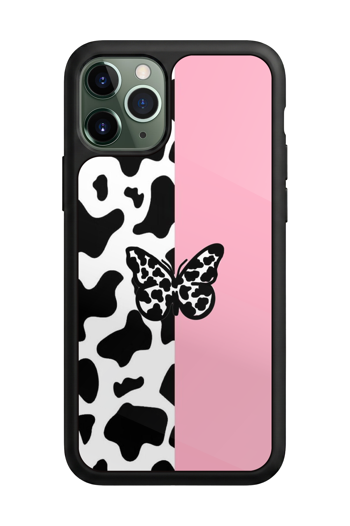 iPhone 11 Pro Uyumlu Kelebek Tasarımlı Glossy Premium Kılıf