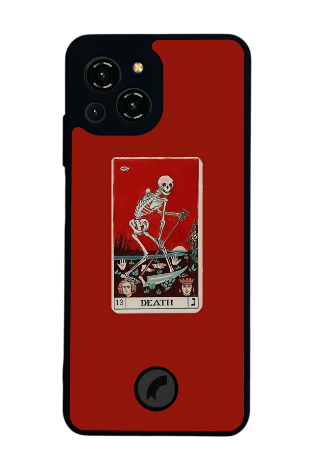 Reeder S23 Pro Max Uyumlu Kirmizi Tasarımlı Glossy Premium Kılıf