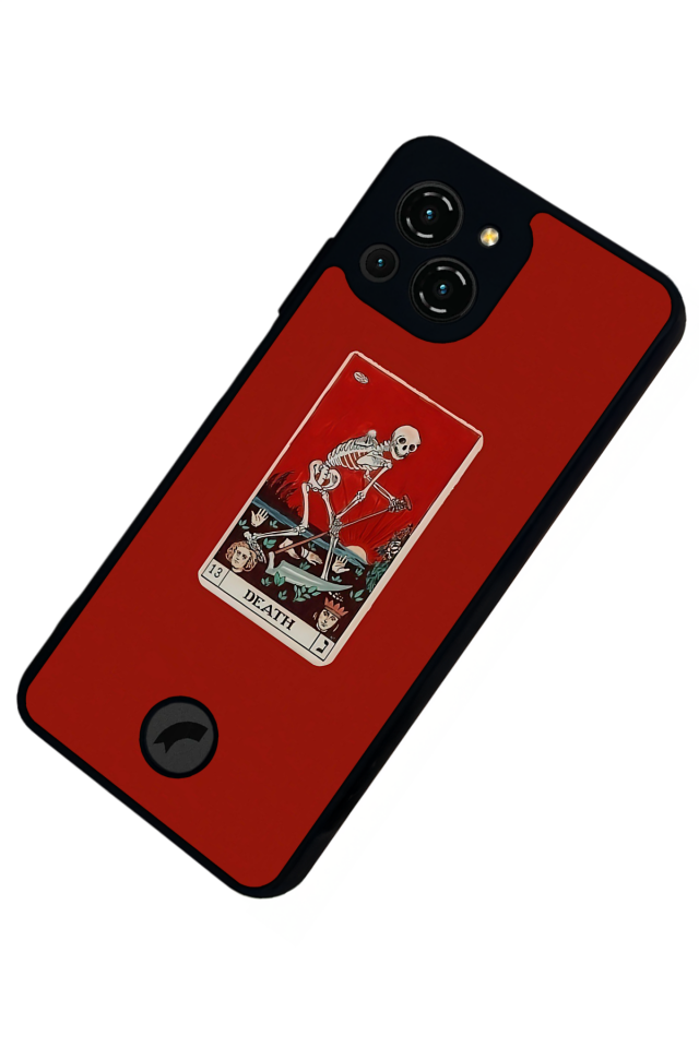 Reeder S23 Pro Max Uyumlu Kirmizi Tasarımlı Glossy Premium Kılıf