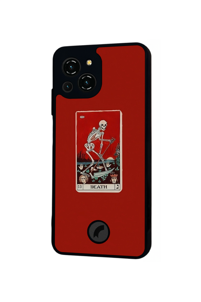 Reeder S23 Pro Max Uyumlu Kirmizi Tasarımlı Glossy Premium Kılıf