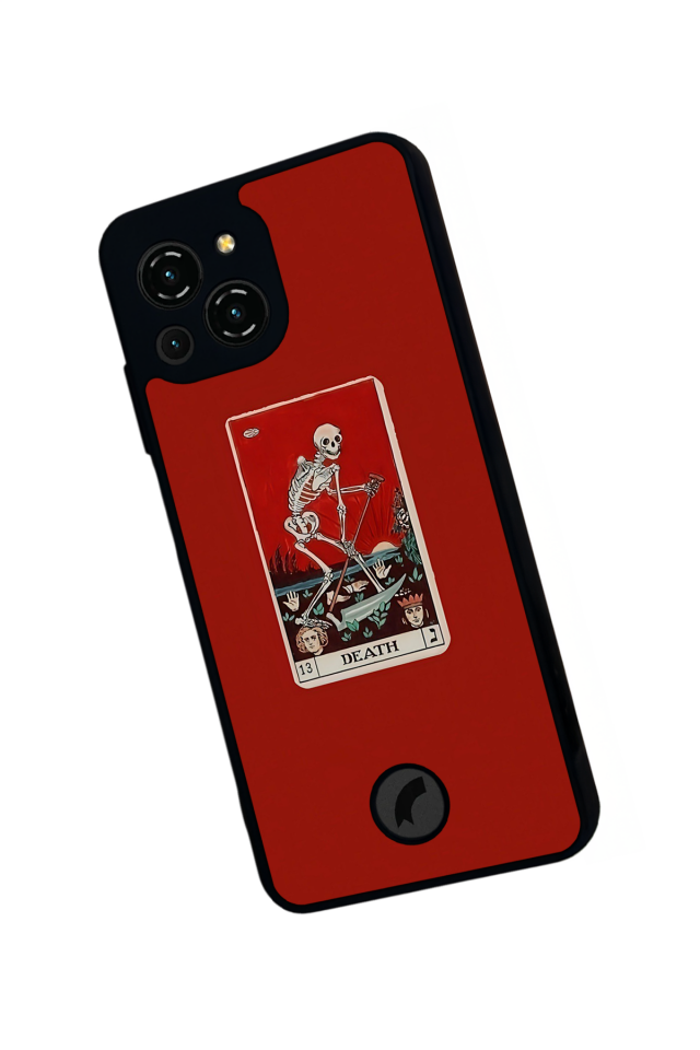 Reeder S23 Pro Max Uyumlu Kirmizi Tasarımlı Glossy Premium Kılıf