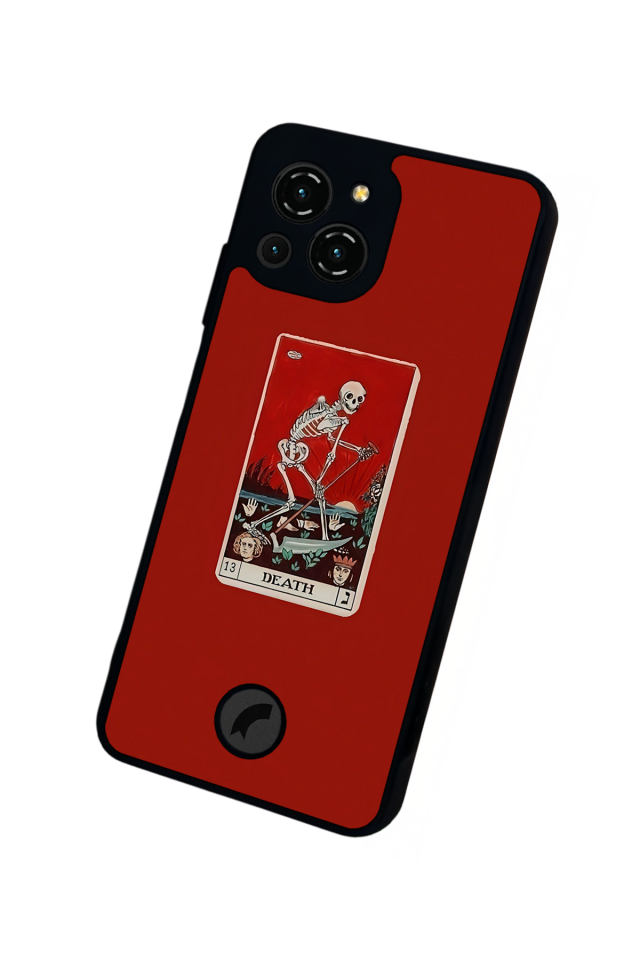 Reeder S23 Pro Max Uyumlu Kirmizi Tasarımlı Glossy Premium Kılıf