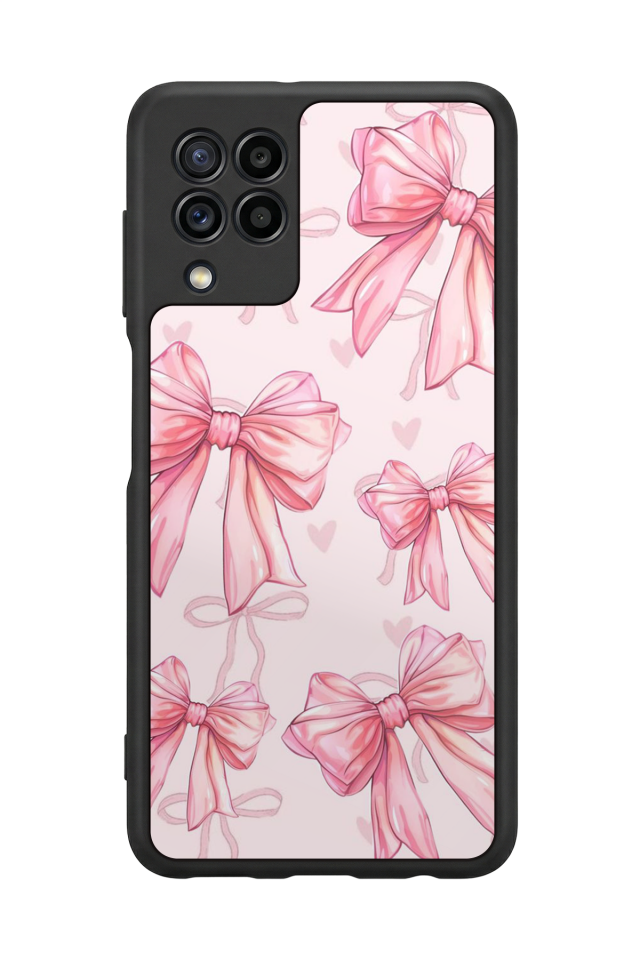 Samsung Galaxy M32 Uyumlu Kurdele Tasarımlı Glossy Premium Kılıf