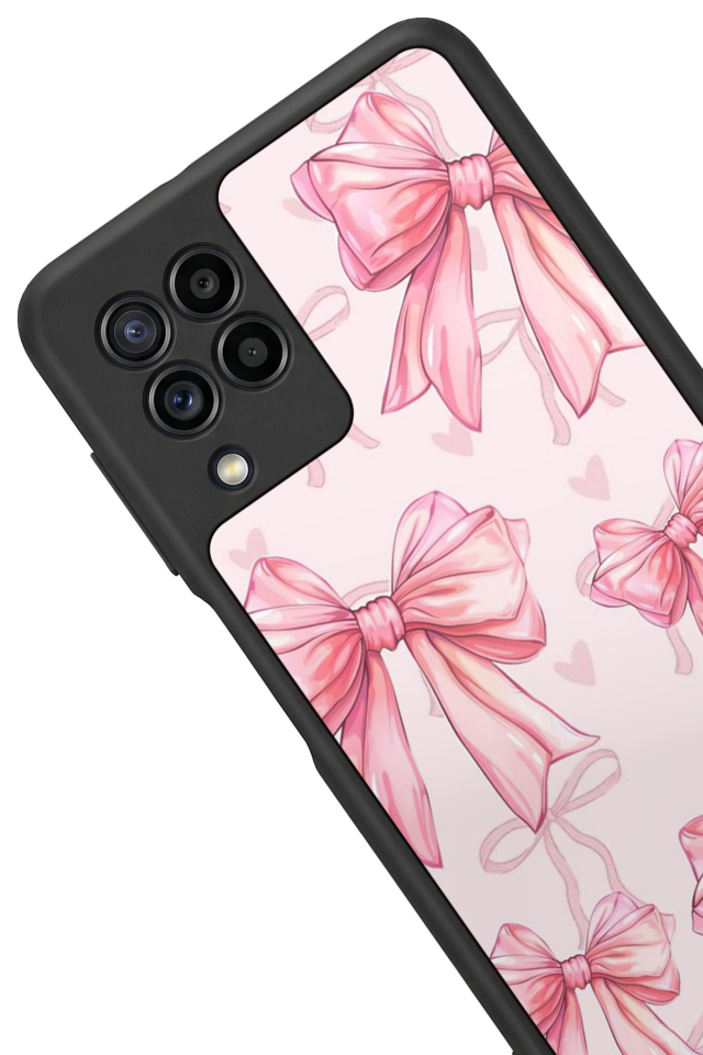 Samsung Galaxy M32 Uyumlu Kurdele Tasarımlı Glossy Premium Kılıf