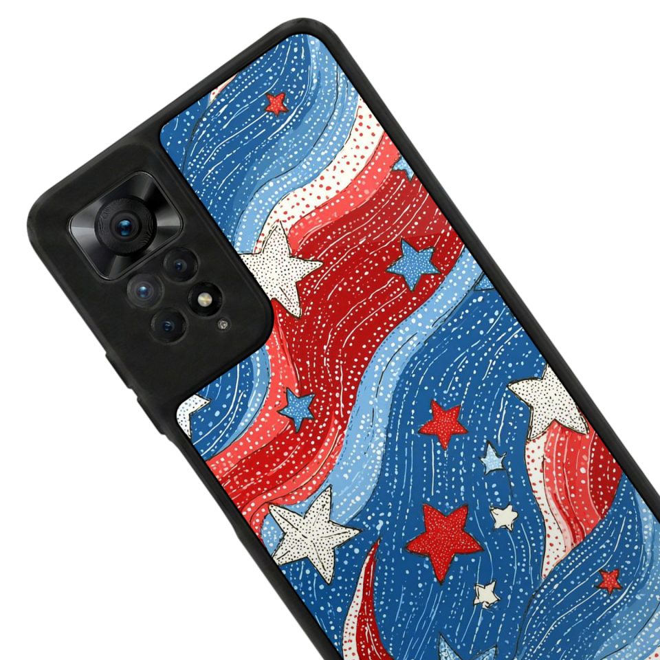 Xiaomi Redmi Note 11 Pro Uyumlu Retro Yildizlar Tasarımlı Glossy Premium Kılıf