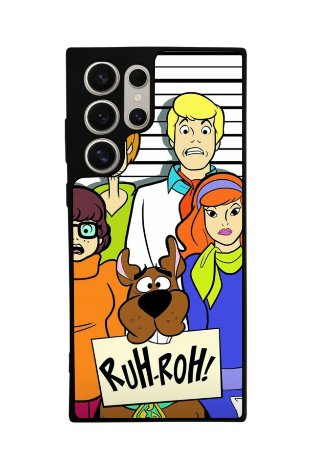 Samsung Galaxy S22 Ultra Uyumlu Scooby Doo Tasarımlı Glossy Premium Kılıf
