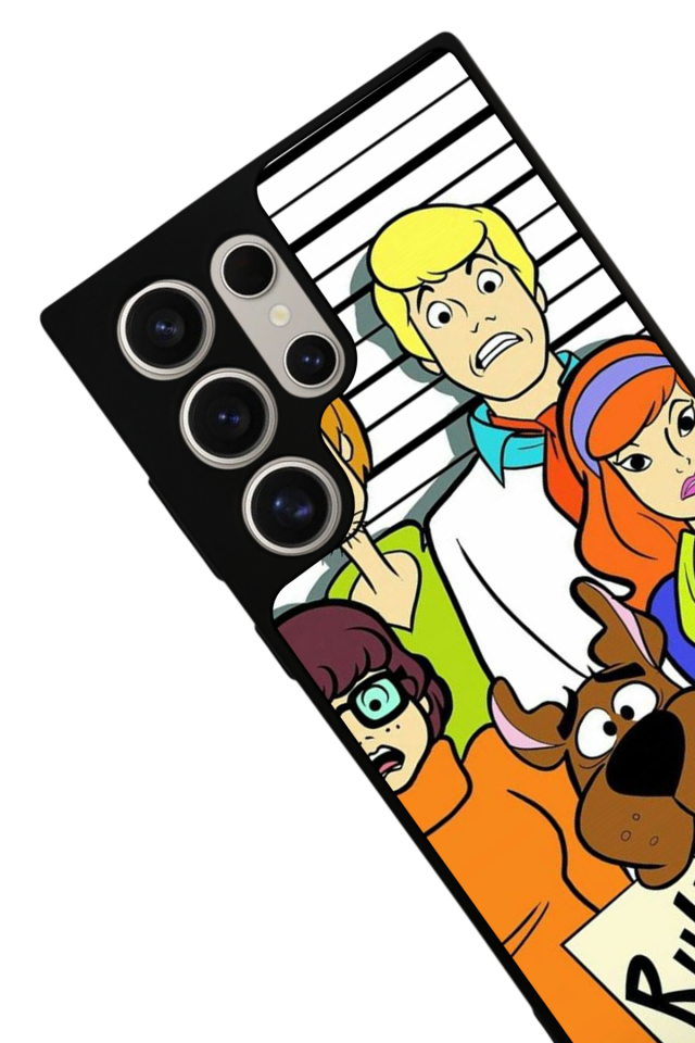 Samsung Galaxy S22 Ultra Uyumlu Scooby Doo Tasarımlı Glossy Premium Kılıf