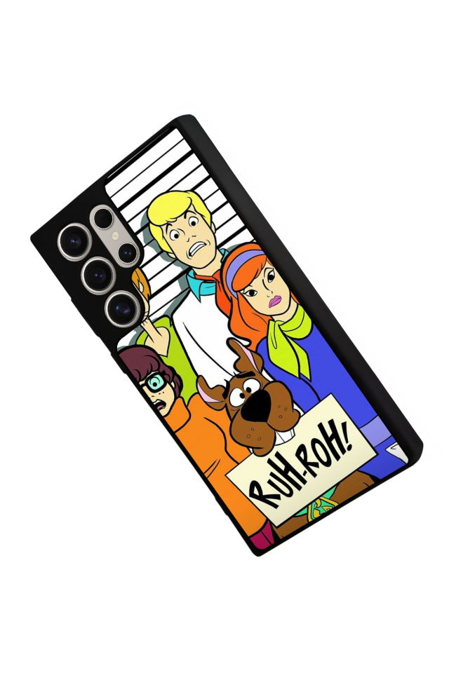Samsung Galaxy S22 Ultra Uyumlu Scooby Doo Tasarımlı Glossy Premium Kılıf